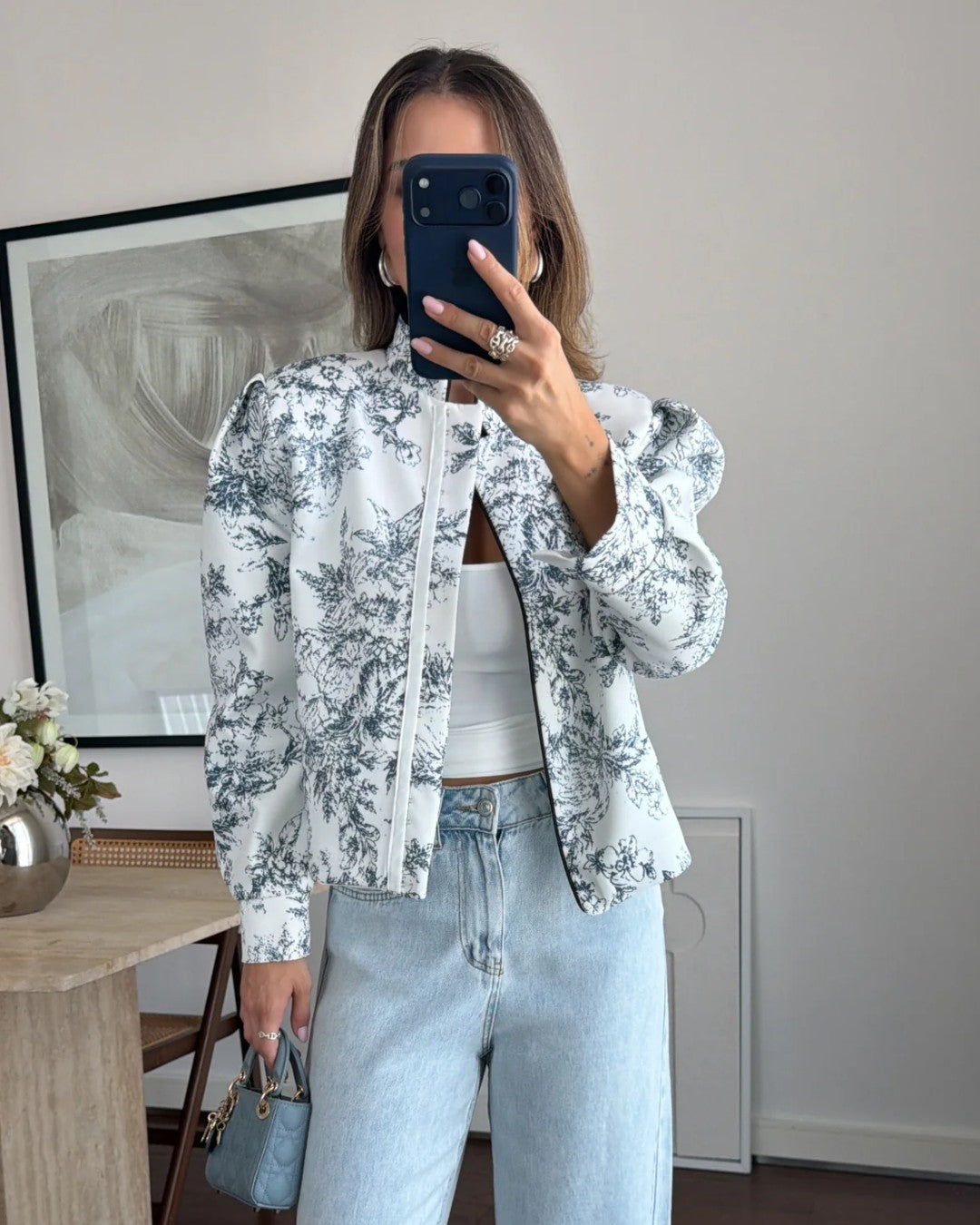 Dior Inspired Bomber Jacket