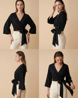 Dotted Luxe Top