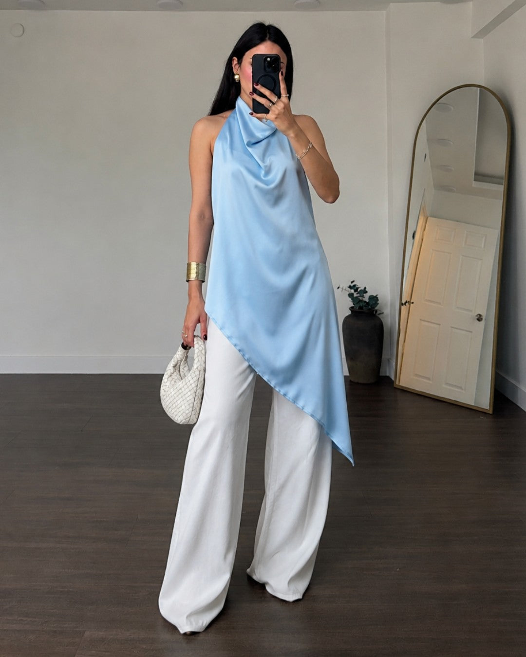 Drape Satin Top