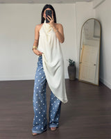 Drape Satin Top
