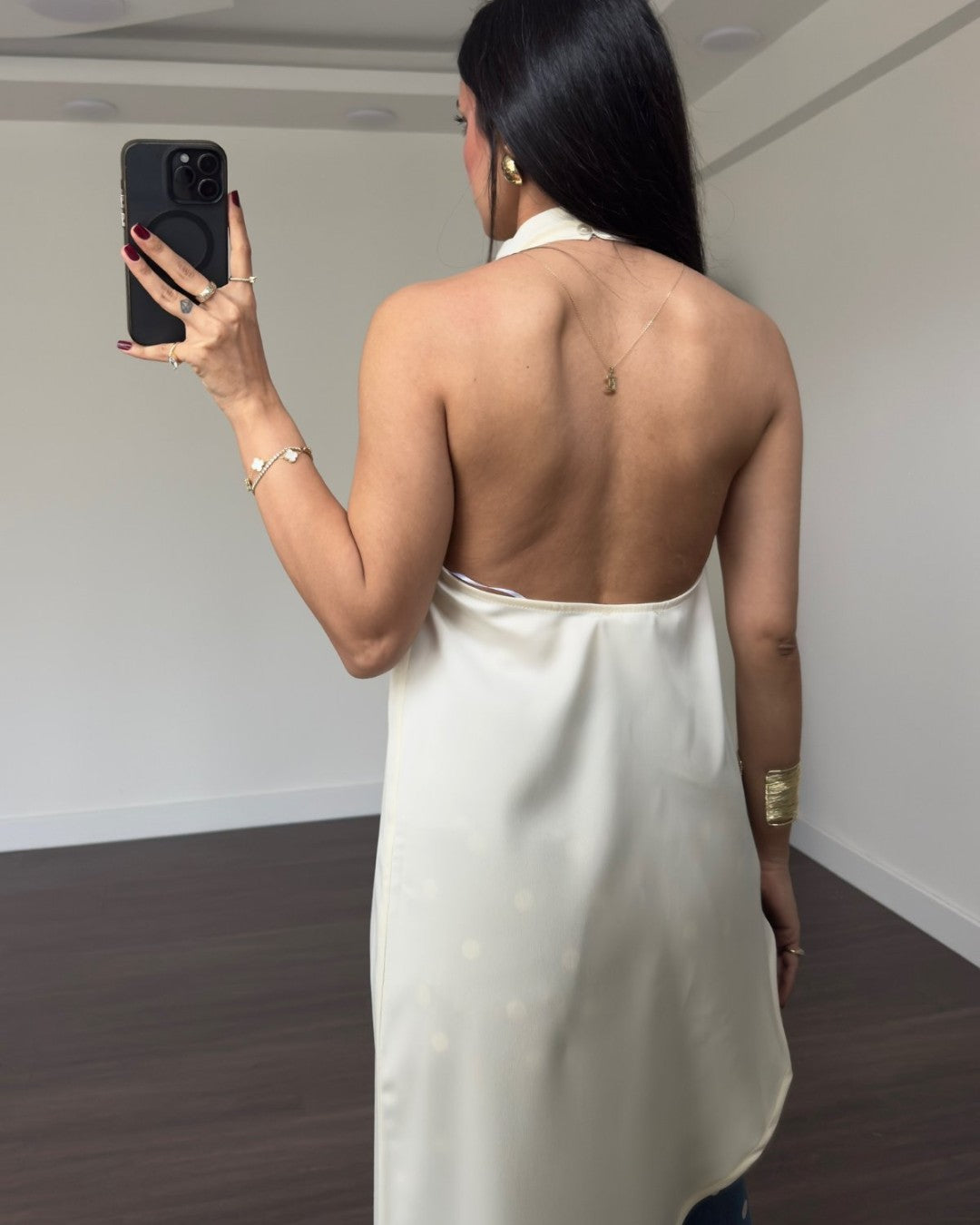Drape Satin Top