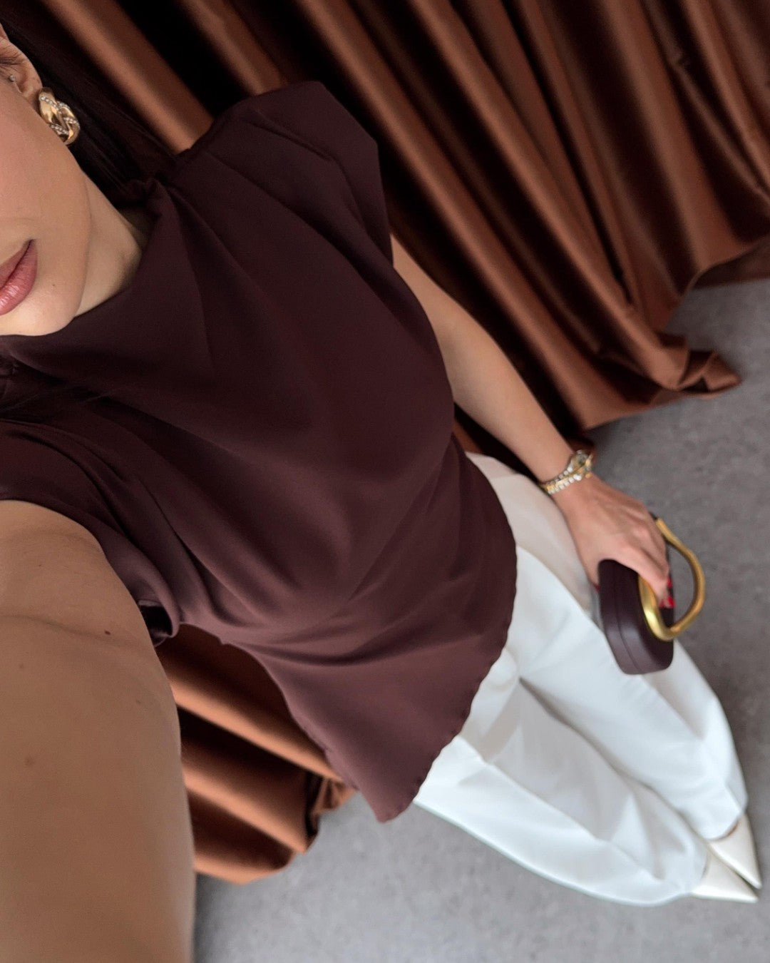 Draped Asymmetric Top