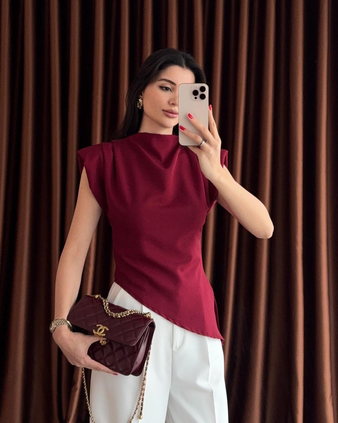Draped Asymmetric Top