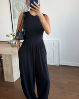Drop-Waist Harem Jumpsuit