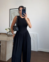 Drop-Waist Harem Jumpsuit