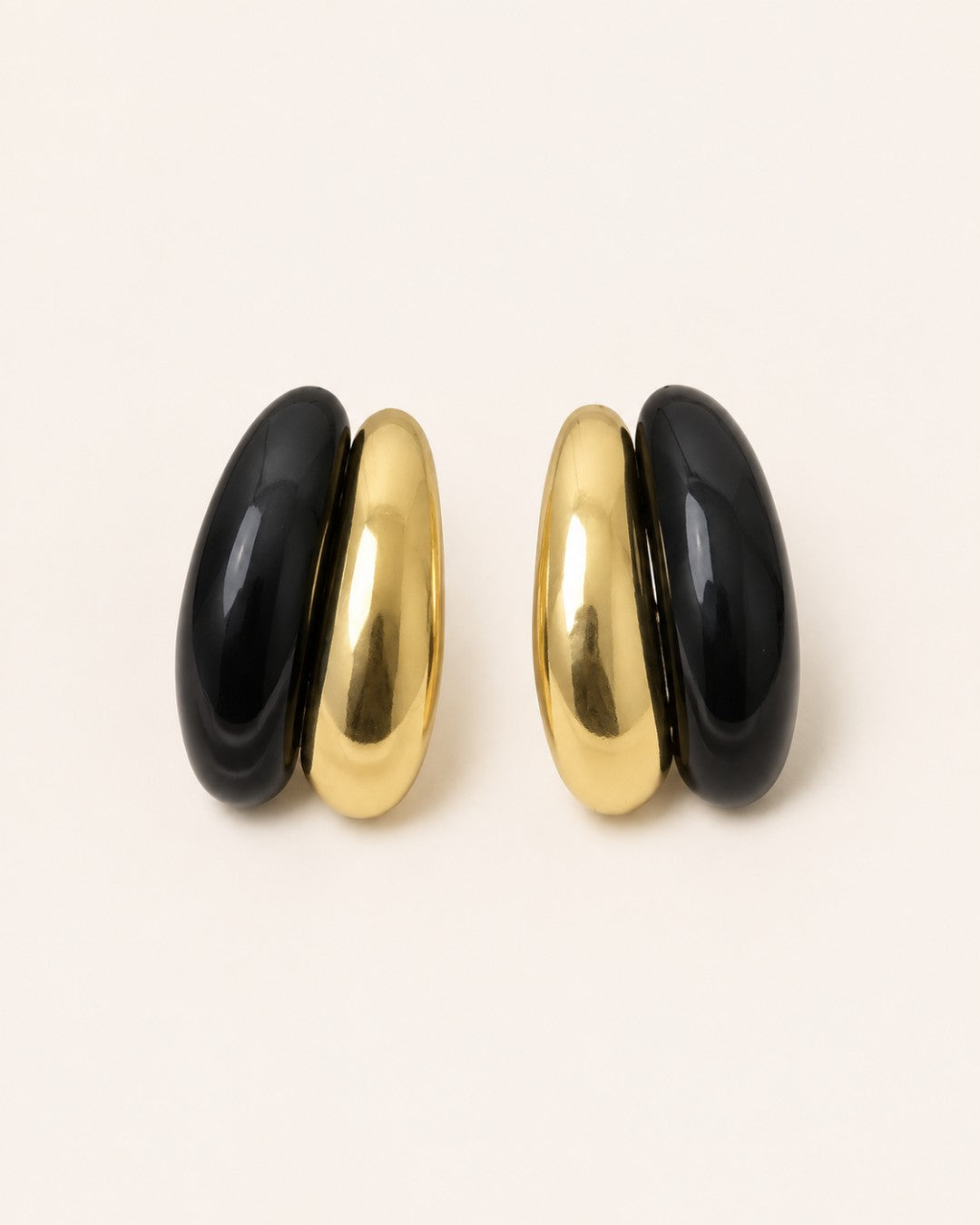 Duo Sculpted Hoops