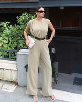 Effortless Chic Jumpsuit + Belt