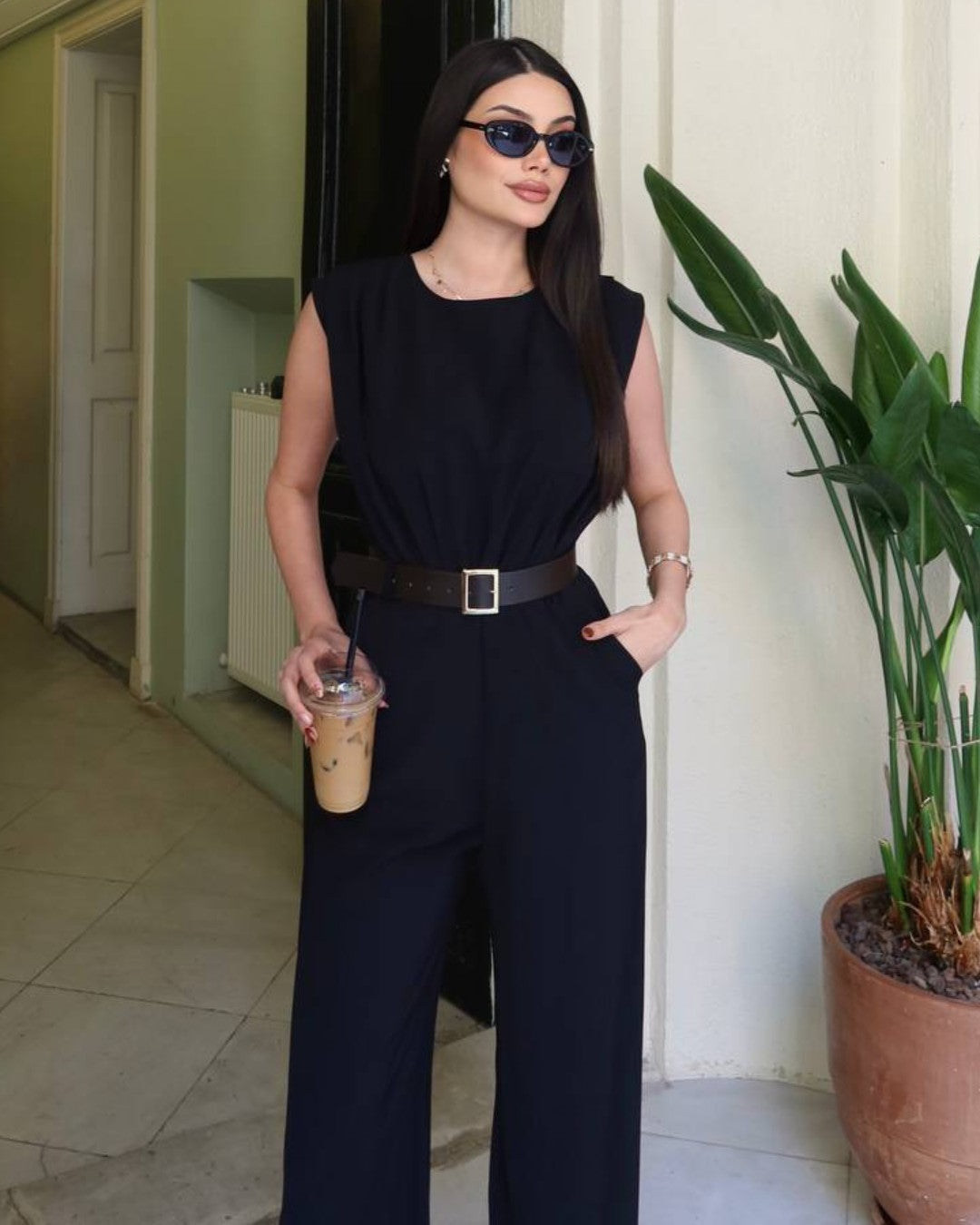 Effortless Chic Jumpsuit + Belt