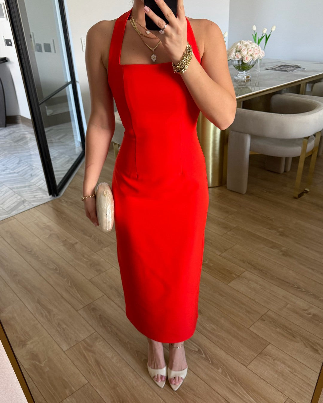 Élan Charm Midi Dress