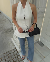Elan Halter Blazer Top