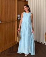 Elara Ruffle Maxi Dress