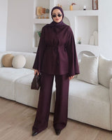 Elegance Wide-Leg Set + Belt