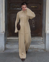 Elegance Wide-Leg Set + Belt