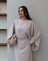 Elegant Flow Sleeve Dress