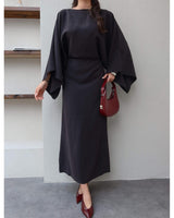 Elegant Flow Sleeve Dress