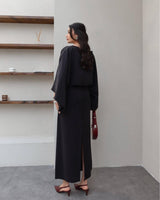 Elegant Flow Sleeve Dress