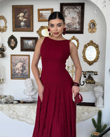 Elegant Waistline Lace Dress