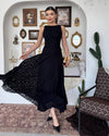 Elegant Waistline Lace Dress