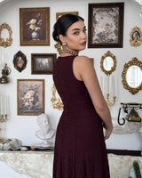 Elegant Waistline Lace Dress