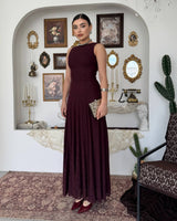 Elegant Waistline Lace Dress