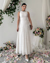 Elegant Waistline Lace Dress
