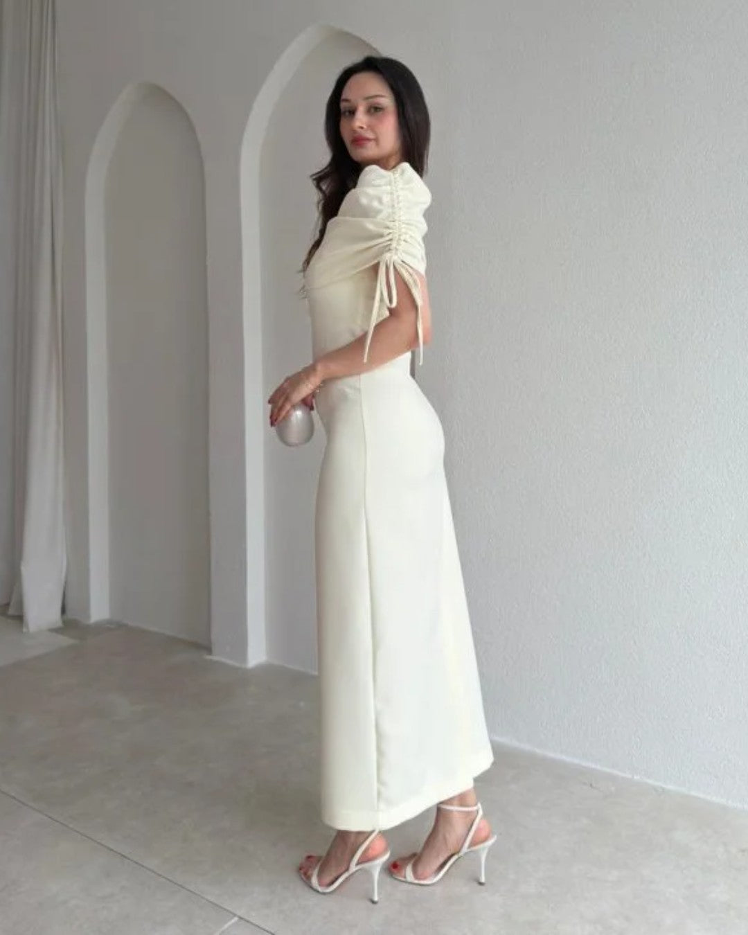 Élodie Occasion Cape Dress