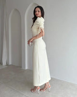 Élodie Occasion Cape Dress