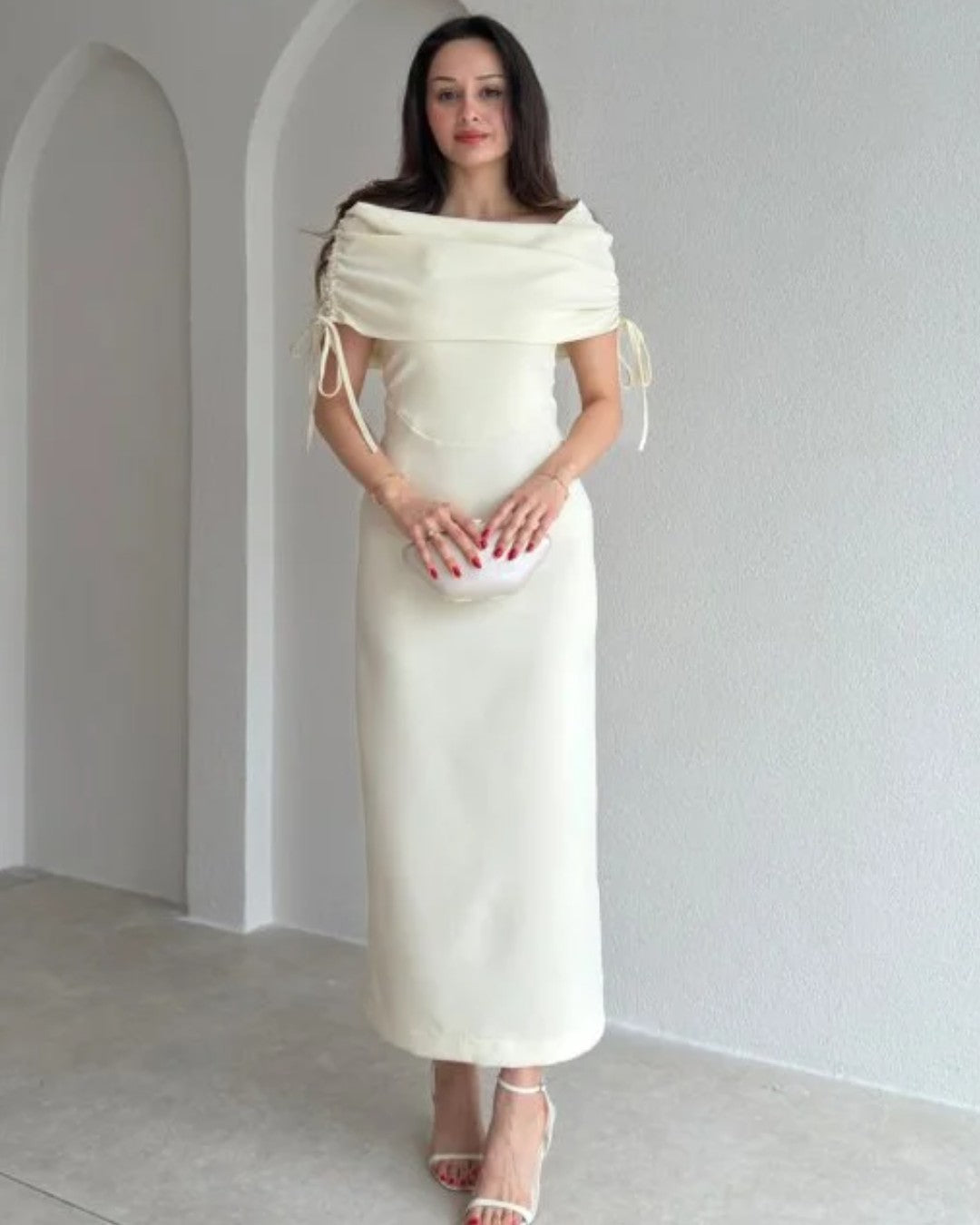 Élodie Occasion Cape Dress
