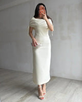 Élodie Occasion Cape Dress