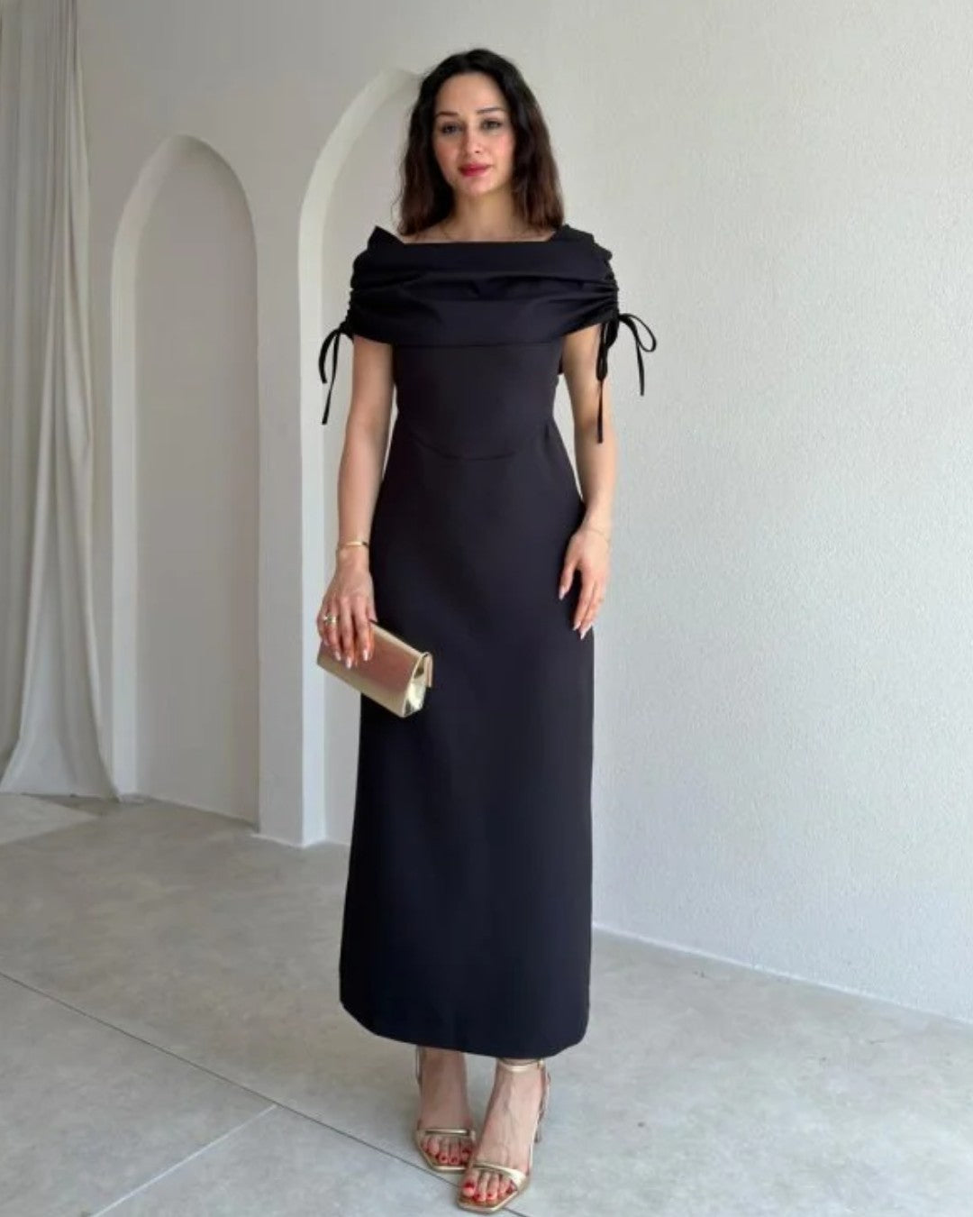 Élodie Occasion Cape Dress