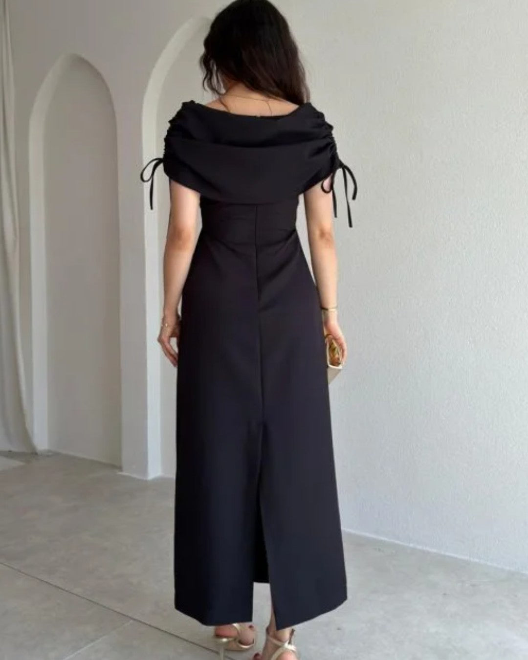 Élodie Occasion Cape Dress