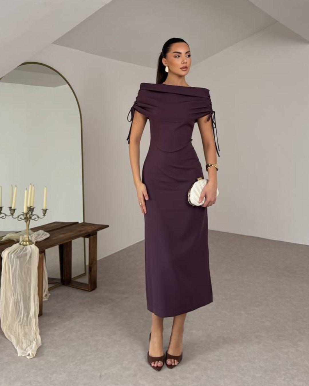 Élodie Occasion Cape Dress
