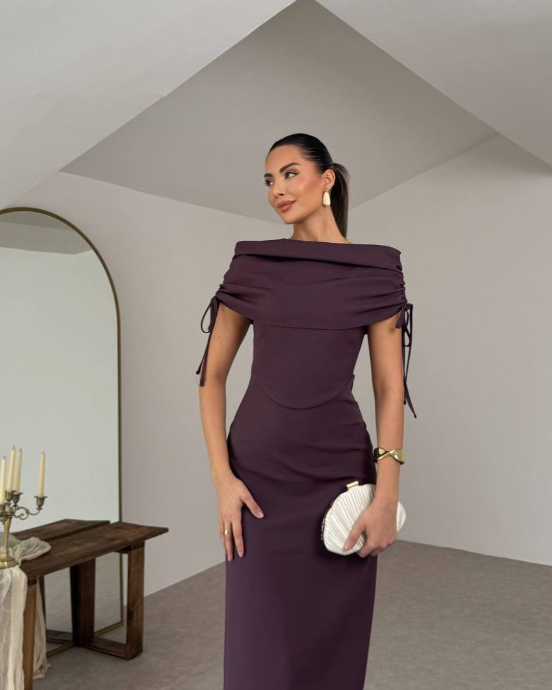 Élodie Occasion Cape Dress