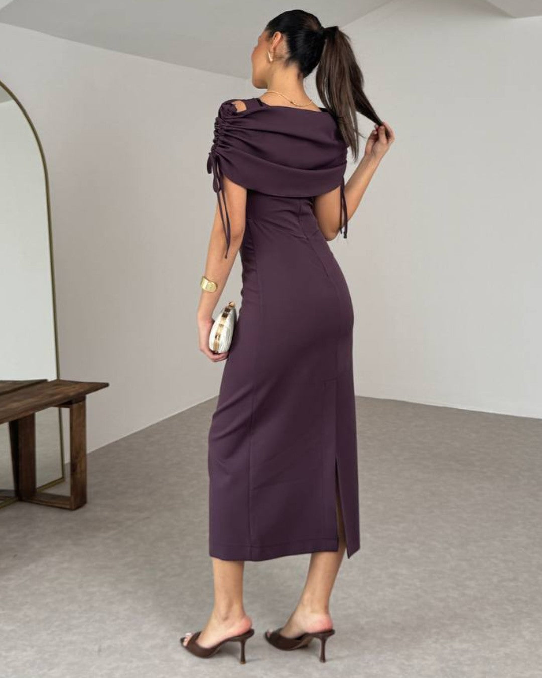 Élodie Occasion Cape Dress