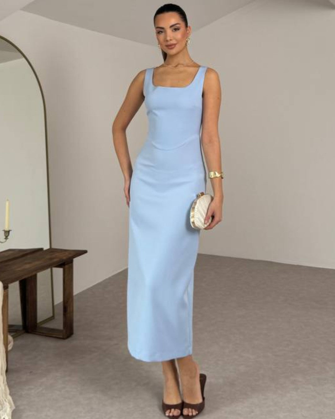 Élodie Occasion Cape Dress