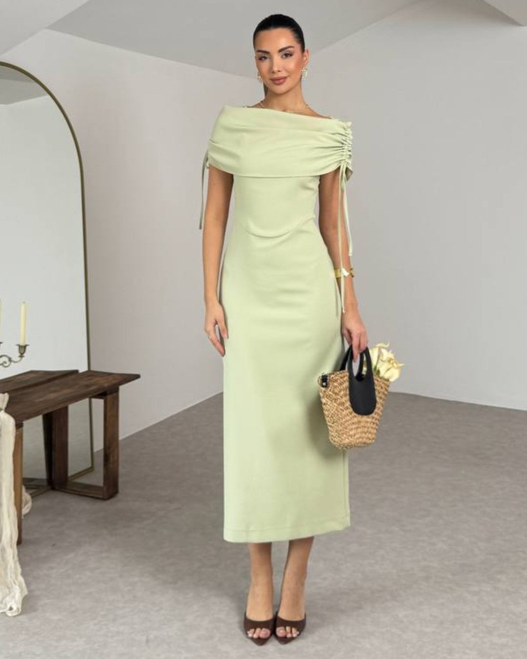 Élodie Occasion Cape Dress