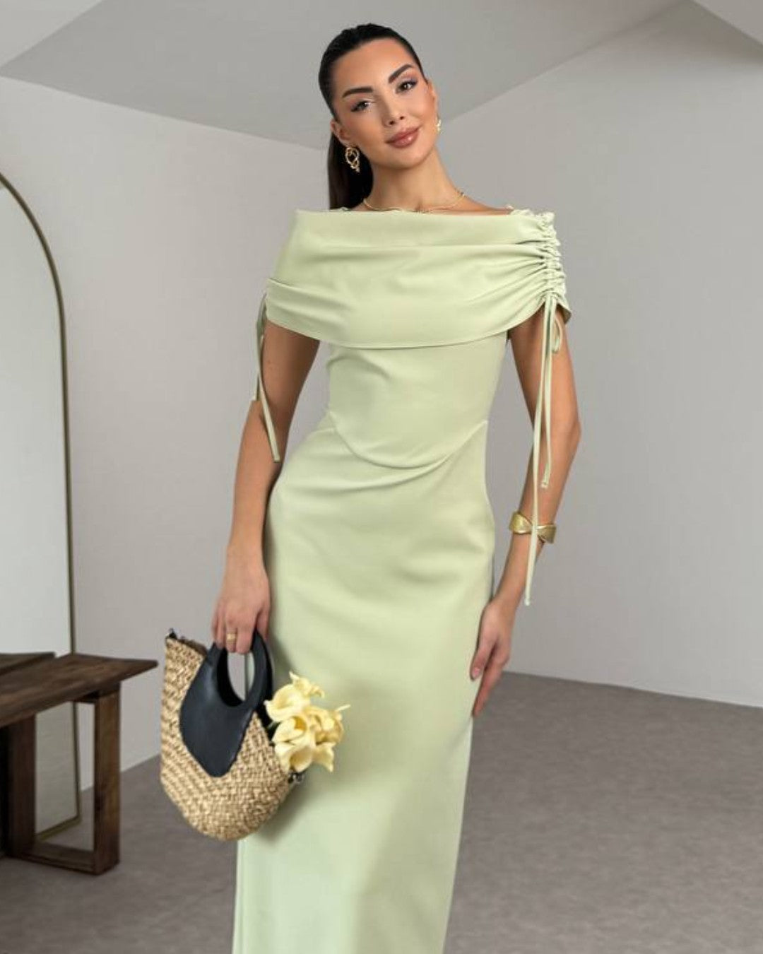 Élodie Occasion Cape Dress