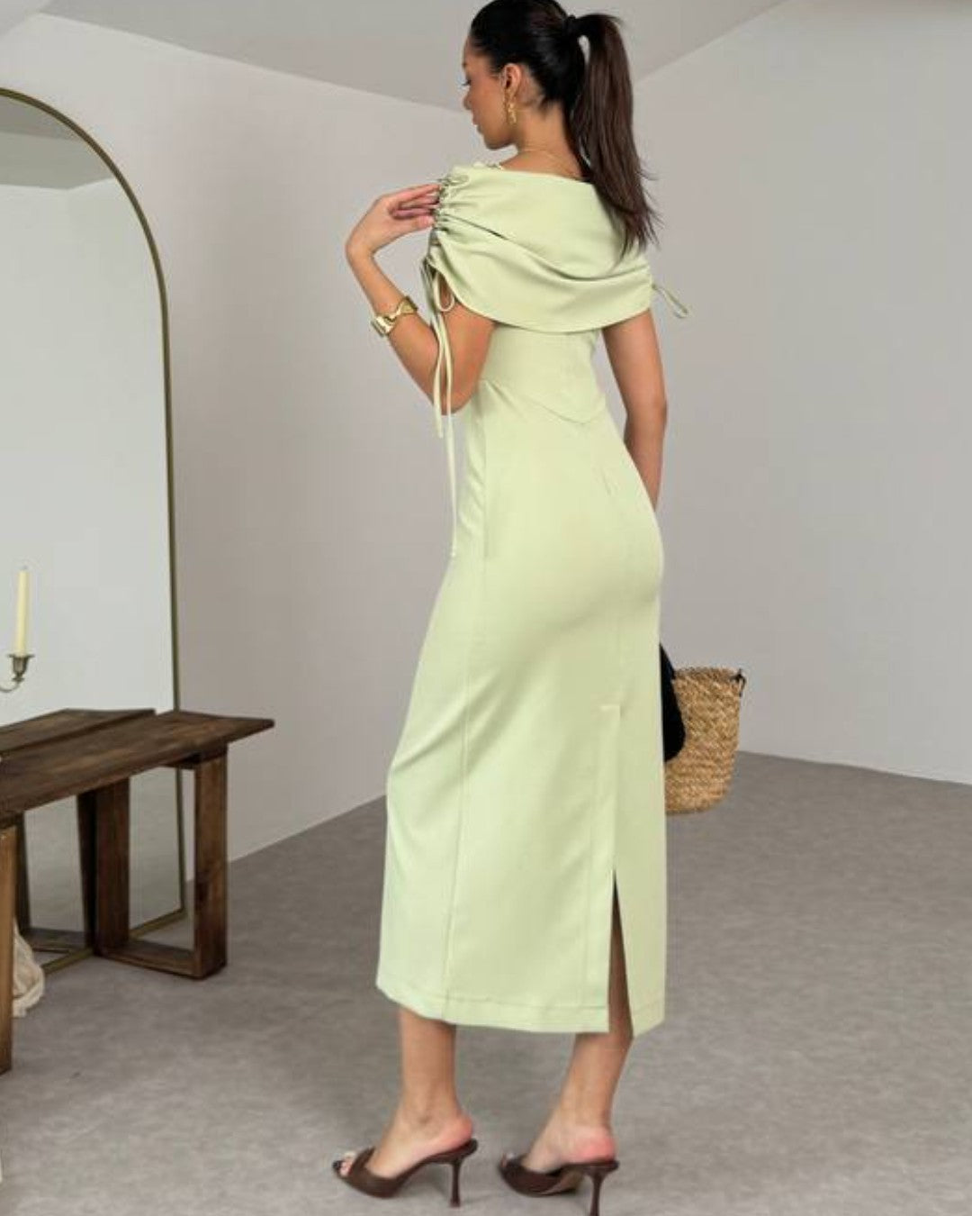 Élodie Occasion Cape Dress