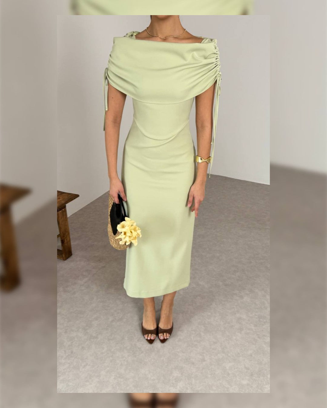 Élodie Occasion Cape Dress