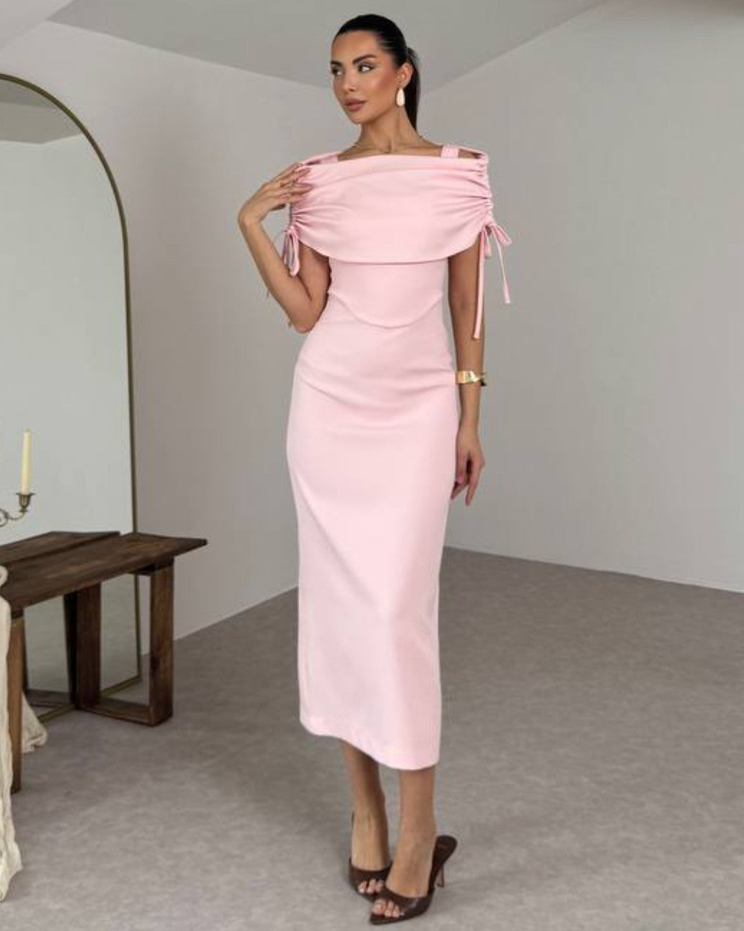Élodie Occasion Cape Dress