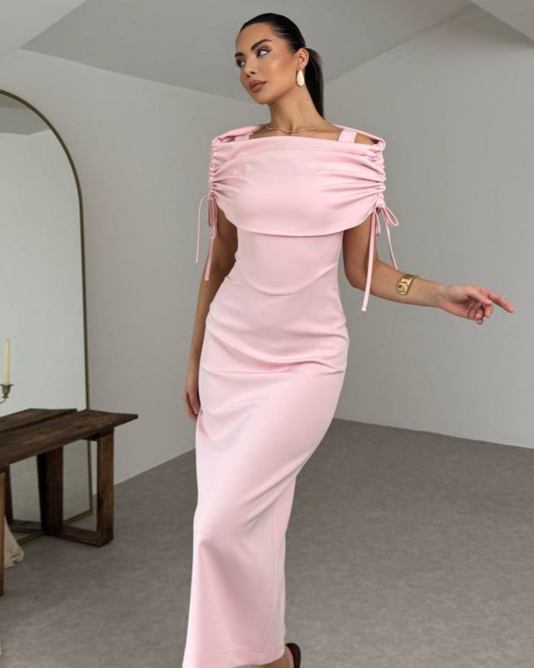 Élodie Occasion Cape Dress