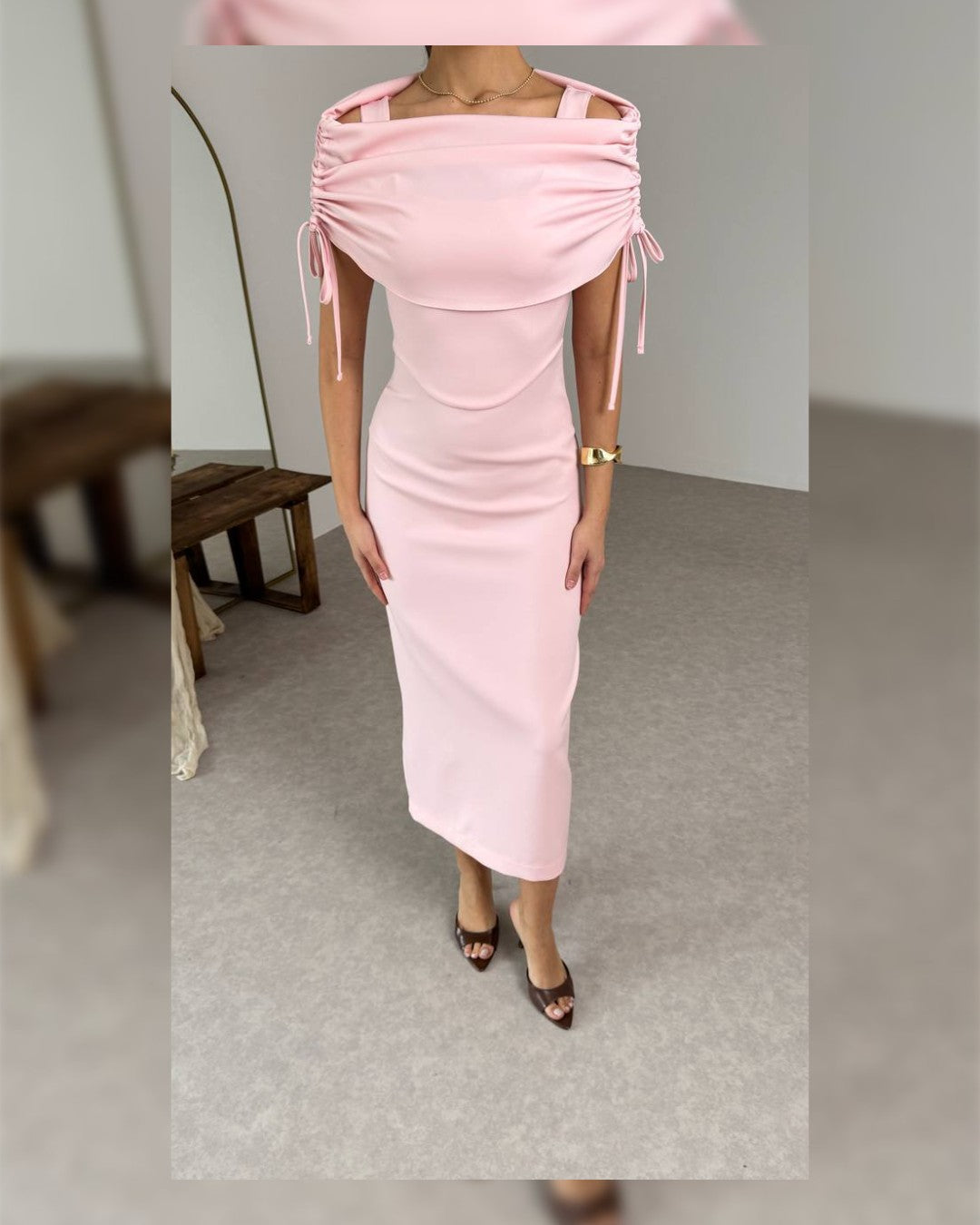 Élodie Occasion Cape Dress