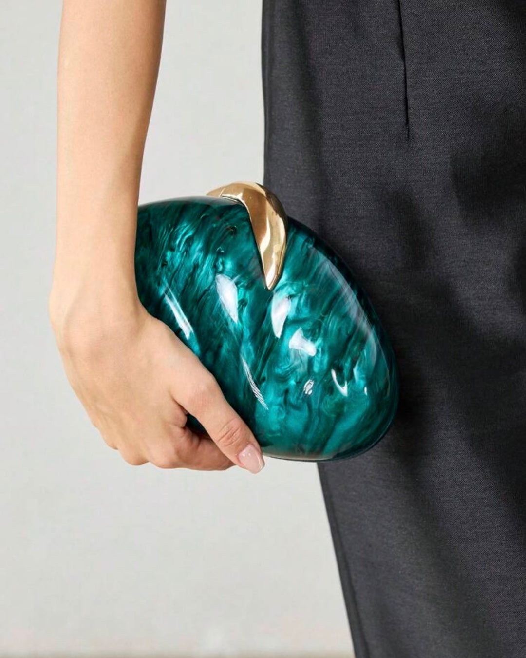 Emerald Elegant Clutch