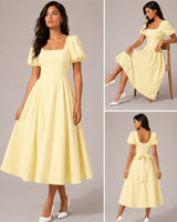 Emilia Flare Midi Dress