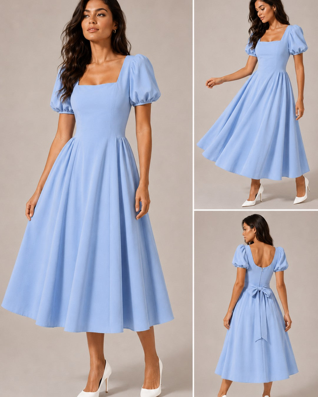 Emilia Flare Midi Dress