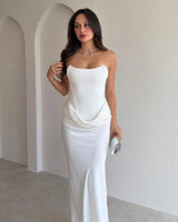 Emmeline Satin Corset Gown