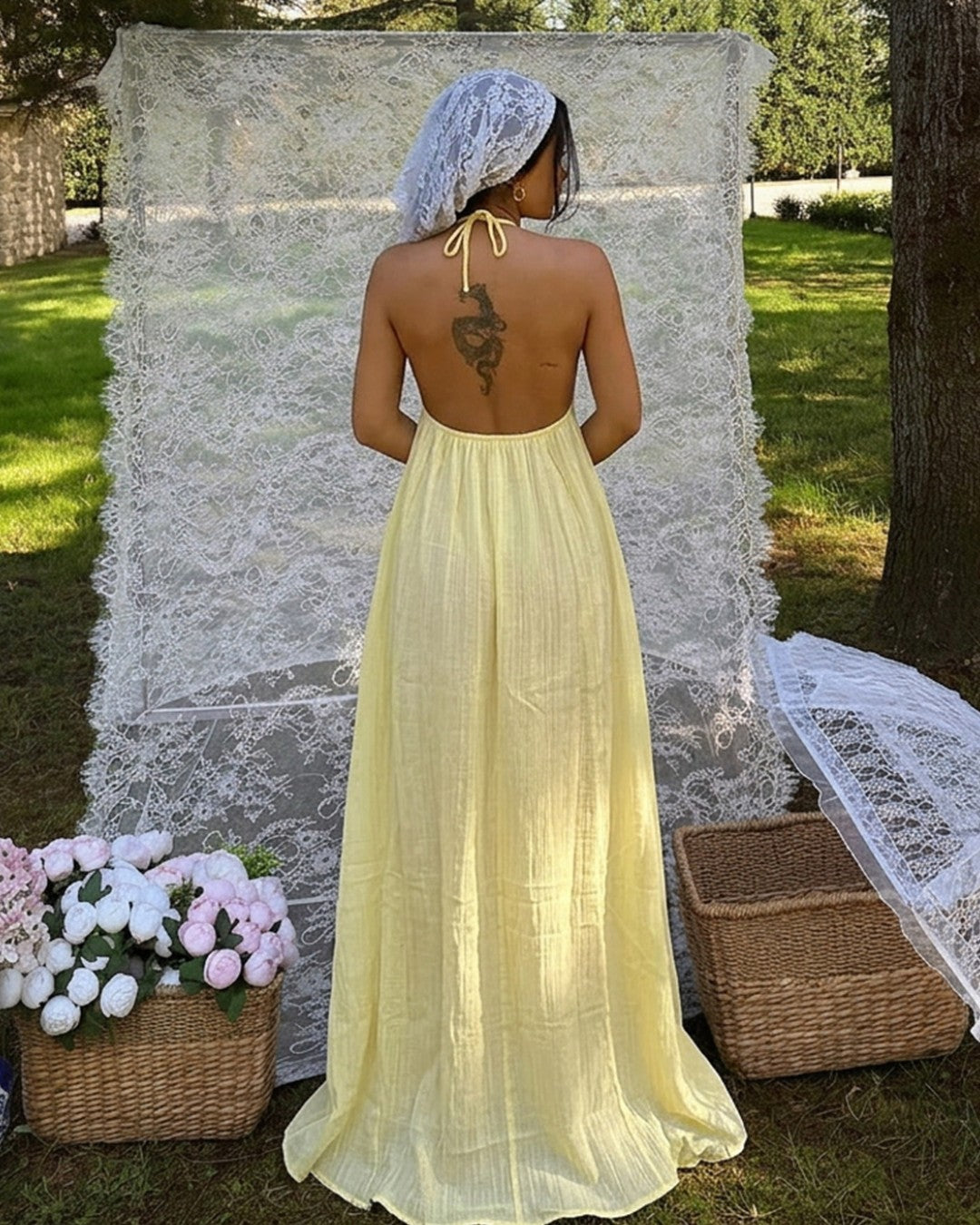 Escape Halter Dress