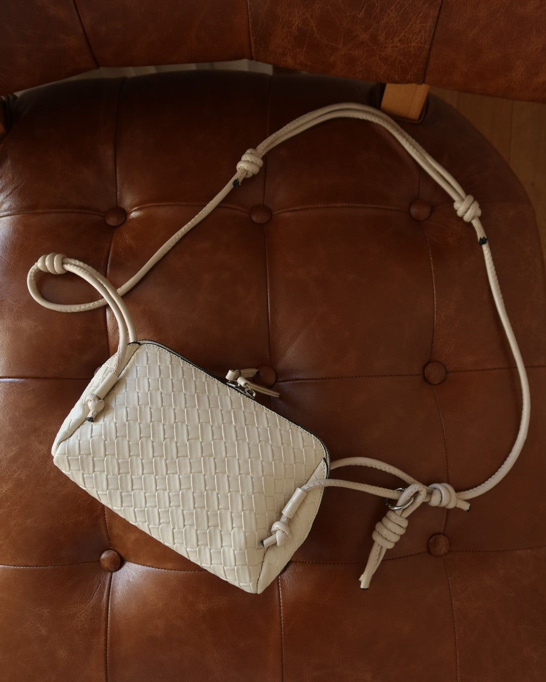 Essential Woven Mini Shoulder Bag