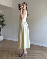 Étoile Belted Midi Dress
