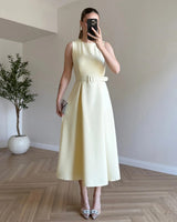 Étoile Belted Midi Dress